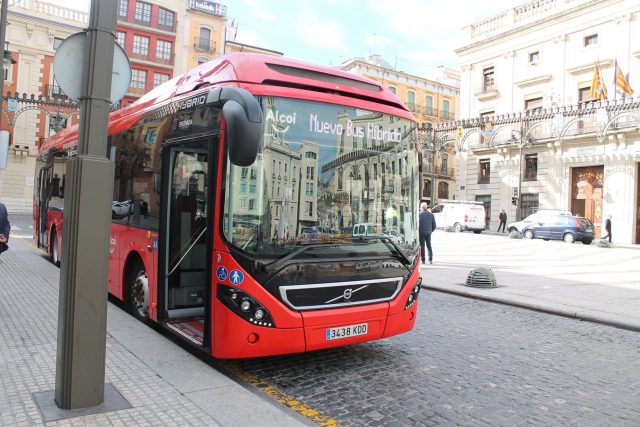 Autobús de línia d'Alcoi