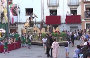 Un instant de l'Entrada dels Moros i Cristians de Cocentaina, en una imatge d'arxiu