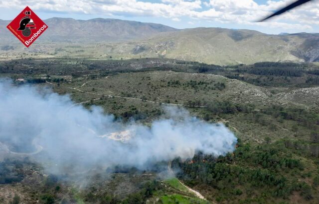 Incendi l Imatge d'arxiu provisional