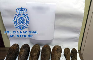 La Policia Nacional ha aconseguit localitzar i neutralitzar 18 artefactes explosius de la Guerra Civil trobats a Rodes en Alcoi