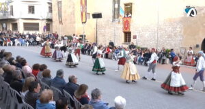 Grup Folklòric d'Onil en l'actuació del Primer dia de Danses 2022