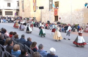 Grup Folklòric d'Onil en l'actuació del Primer dia de Danses 2022