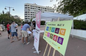 Acte de participació celebrat aquest divendres, a la plaça de La Rosaleda d'Alcoi