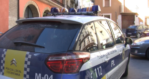 Vehicle de policia a Cocentaina l Imatge d'rxiu