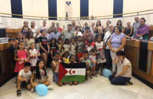 Recepció de xiquets saharauís al Palau Provincial de la Diputació d'Alacant