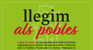 Cartell promocional de 'Llegim als pobles'