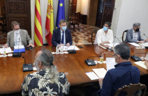 Reunió del president amb diversos expertes