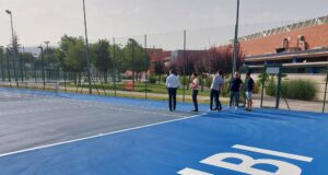 Visita a les noves pistes de tenis d'Ibi