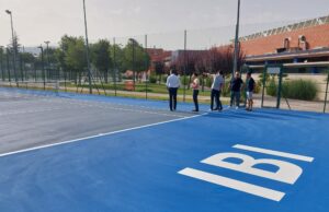 Visita a les noves pistes de tenis d'Ibi