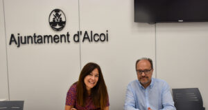 Foto de la presentació de l'Activitat d'Alcoi Modernista