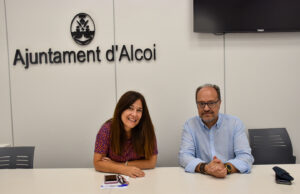 Foto de la presentació de l'Activitat d'Alcoi Modernista