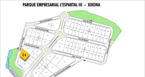 Planol del Parc Empresarial L’Espartal III