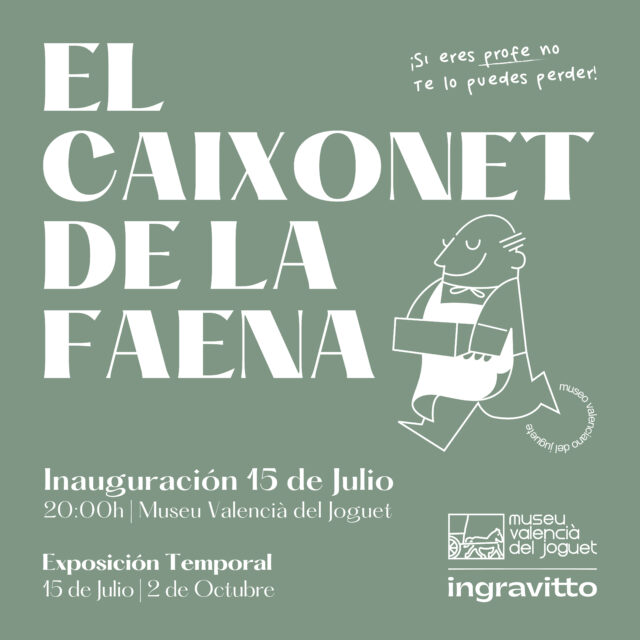 Cartell promocional de l'exposició 'El Caixonet de la Faena'