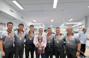 Equip principal del Club Billar Castalla.