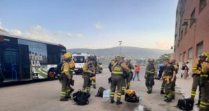 La brigada de reforç d'incendis forestals en residència temporal d'Alcoi.