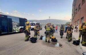 La brigada de reforç d'incendis forestals en residència temporal d'Alcoi.