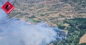 Incendi observat des de les altures