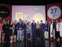 Diverses autoritats de la Generalitat i la Diputació a la gala dels premis AEFA.