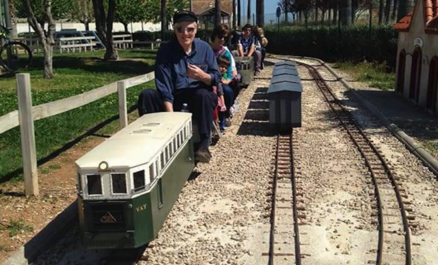 Replica del Tren dels Anglesos al parc temàtic de Almoines.