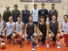Plantilla de l'equip masculí del Club Nou Bàsquet d'Alcoi.