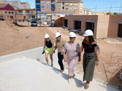 Imatges de la visita institucional a les obres del CEIP San Juan Bosco