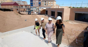 Imatges de la visita institucional a les obres del CEIP San Juan Bosco