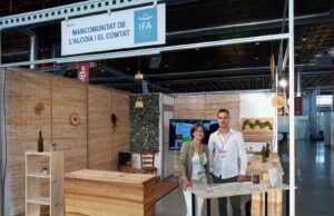 Stand de la Mancomunitat de l'Alcoià i el Comtat en la fira Alicante Gastronómica 2022.
