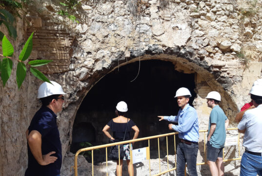 Visita al inici obres en El Molinar.