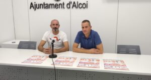 Alberto Berdà, Regidor d’esports, i Rafa Balaguer, President Club BMX Alcoi.