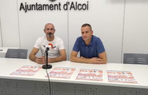 Alberto Berdà, Regidor d’esports, i Rafa Balaguer, President Club BMX Alcoi.