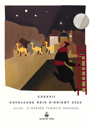 Cartell de la Cavalcada de Reis d'Alcoi de 2022.