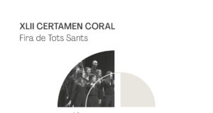 Cartell del Certamen Coral 2022.