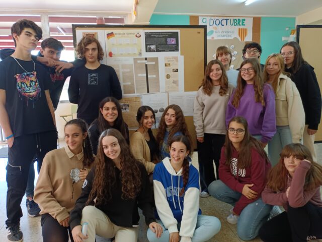 Alumnes de 4rt d'ESO de l'IES Andreu Sempere.