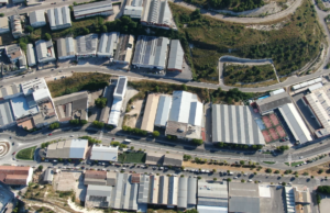 Vista aèrea del polígon de La Beniata.