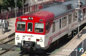 Vagó del tren de rodalies Alacant-Murcia.