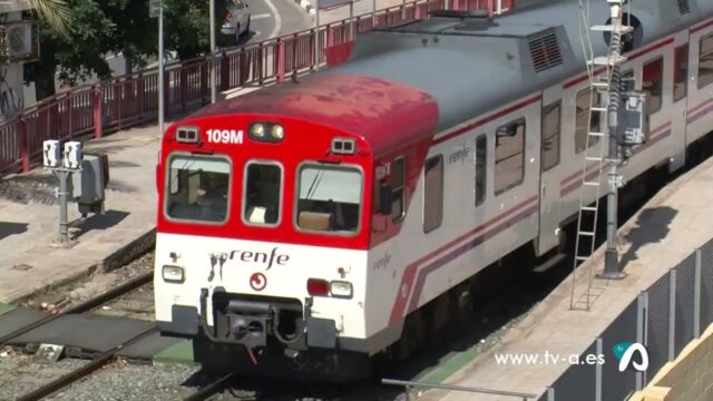 Vagó del tren de rodalies Alacant-Murcia.