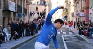 Imatge d'arxiu. Partida de Pilota Valenciana al carrer Jorge Juan d'Alacant