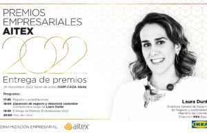 Catell promocional de la gala de premis AITEX.