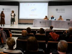 Conferència dels alumnes de la UPUA al Càmpus d'Alcoi de la UPV.