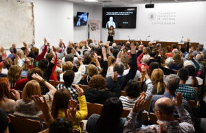 Una de les conferències de la Setmana de la Ciencia, a carrec de Marisa Salanova.