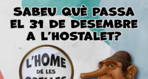 Cartell promocional de L'Home de les Orelles de Cocentaina.