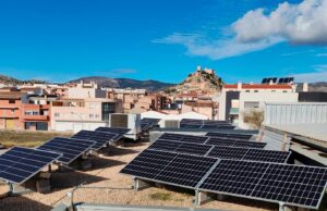 Planta solar fotovoltaica del sostre de l'Auditori Municipal.