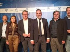 Imatge de la presentació de Rafa Serralta com a candidat a l'alcaldía d'Ibi 2023