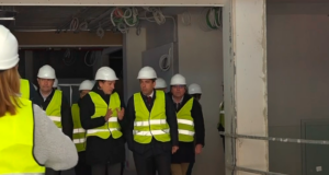 Visita de Carlos Mazón a les futures instal·lacions d'AITEX