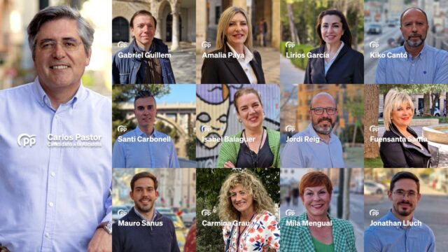Llista electoral del PP alcoià a les municipals de 2023