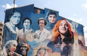 Cocentaina estrena un mural feminista de gran format subvencionat pel Pacte d’Estat Contra la Violència de Gènere