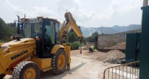 Obres de l'Ecoparc a Muro d'Alcoi