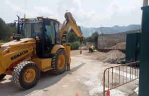 Obres de l'Ecoparc a Muro d'Alcoi