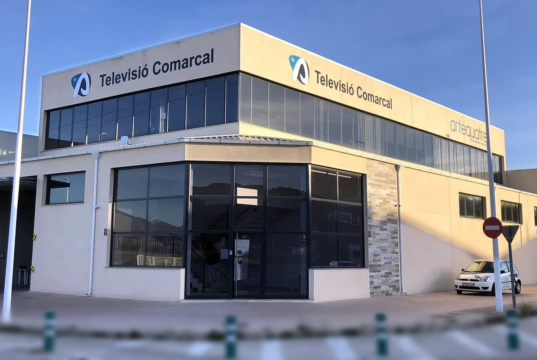 Estudis Centrals de tvA televisió comarcal a Castalla