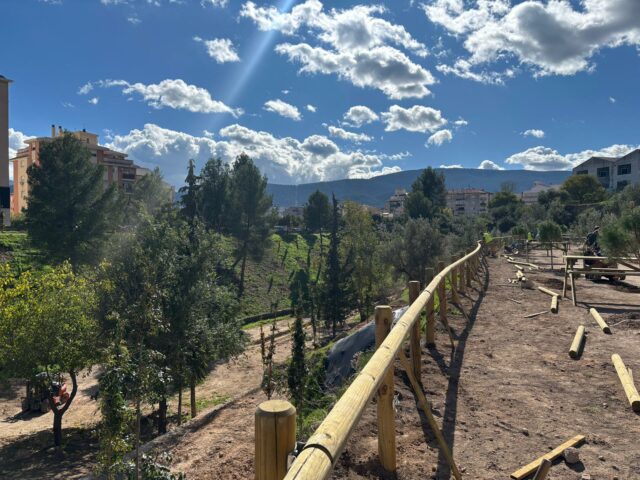 La Vaguada d'Alcoi durant l'execució dels treballs